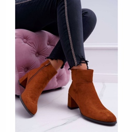 Ženske čizme na visoku petu Sergio Leone Camel BT522 smeđa 2