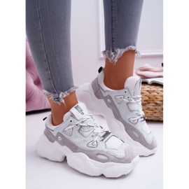 Ženske sportske cipele Big Star by Daniel Lopez White FF274430 bijela raznobojna 2