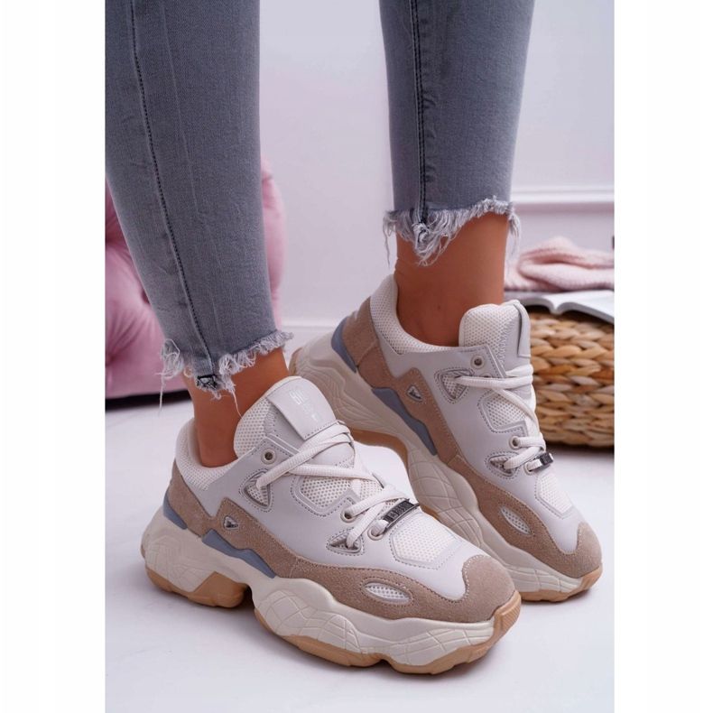 Ženske sportske cipele Big Star by Daniel Lopez Beige FF274429 bež 2