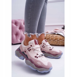 Ženske sportske cipele Big Star Daniel Lopez FF274432 smeđa crvena višebojan 1