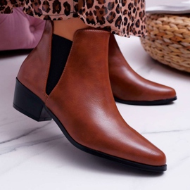 Ženske ravne čizme Camel Murino smeđa 1