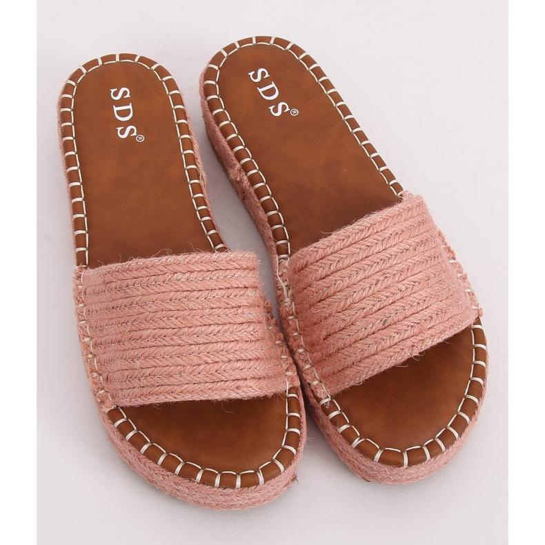 Ružičaste espadrile papuče 7970-PL Pink ružičasta 1