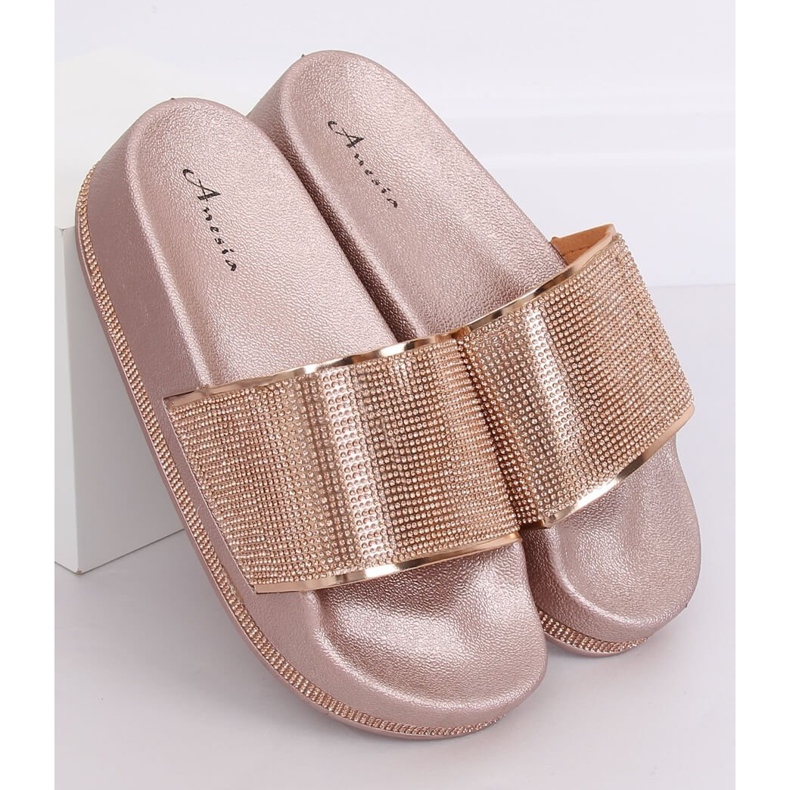 Šampanjac N-59 Papuče šampanjca na debelom potplatu raznobojna žuta boja 1