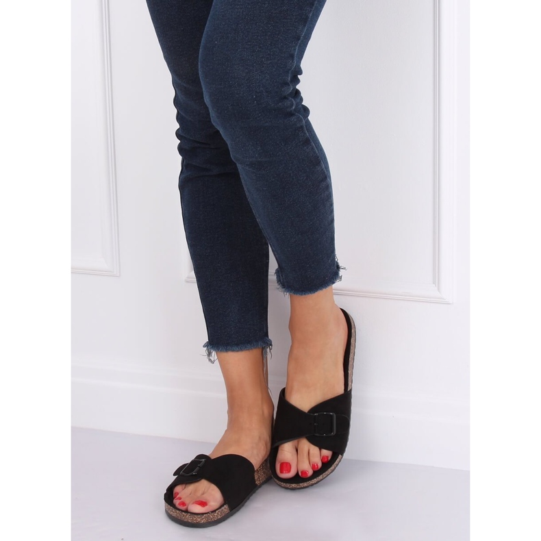 Crne Scholki papuče 6103 Crne crna 1