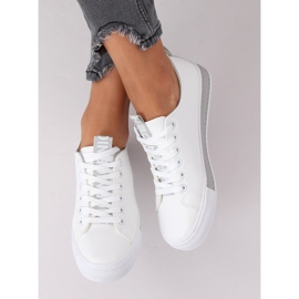 Ženske bijele i sive tenisice R13YD1388-11 Siva bijela 2