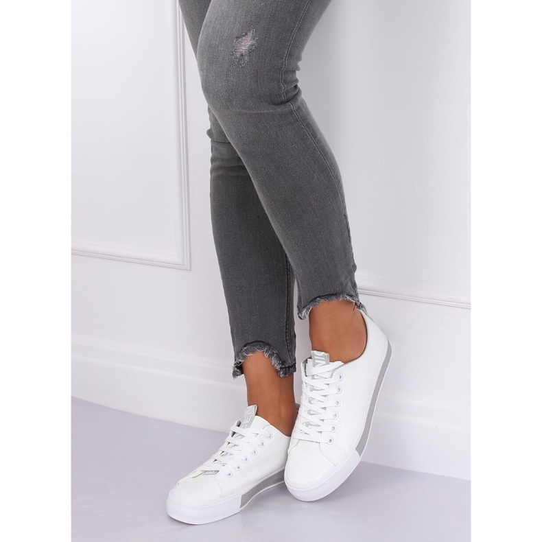 Ženske bijele i sive tenisice R13YD1388-11 Siva bijela 1