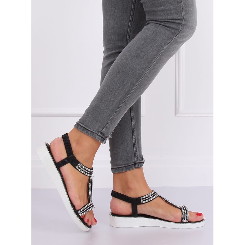 Crne ženske sandale 127-89 Crne crna 1