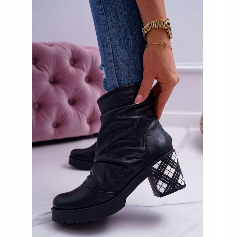 Ženske kožne čizme Maciejka Crne 04216-01 crno 1