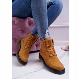 Ženske čizme Trappers Big Star Camel EE274013 smeđa 1