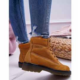 Ženske čizme Trappers Big Star Camel EE274013 smeđa 2