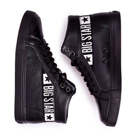 Big Star Muške tenisice niske velike zvijezde visoke crne EE174339 crna 1