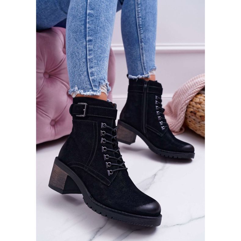 Ženske čizme Sergio Leone crne BT705 crna 1