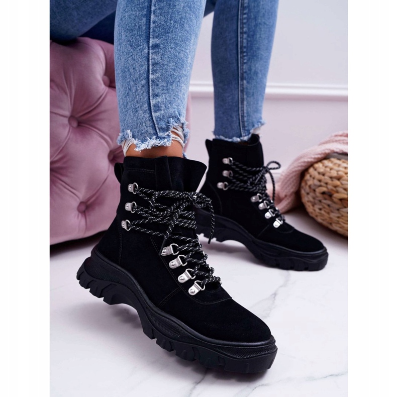 Ženske čizme Sergio Leone crne TR729 crno 1