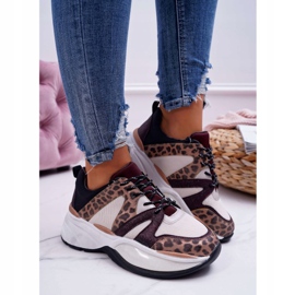 Ženske sportske cipele Burgundy Snake Skin Larey crvena 2