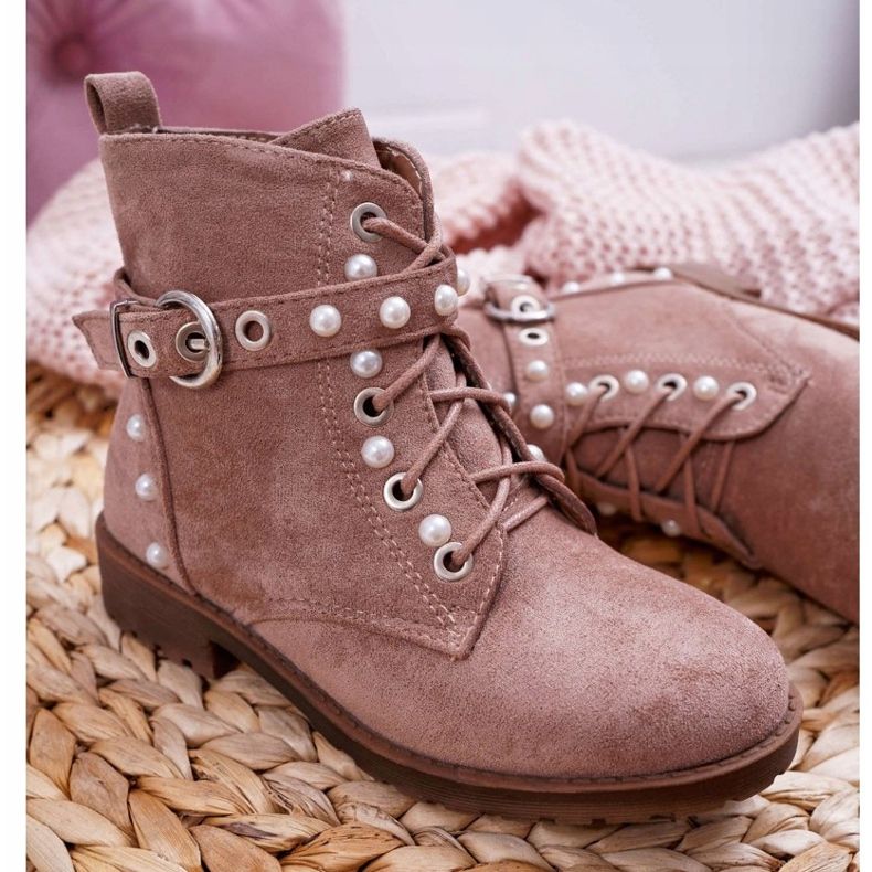 FP1 Pearls Khaki Nargos dječje čizme ružičasta 1