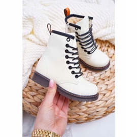 FRROCK Dječje tople čizme s patentnim zatvaračem, fosforescentno bijele boje bijela 1