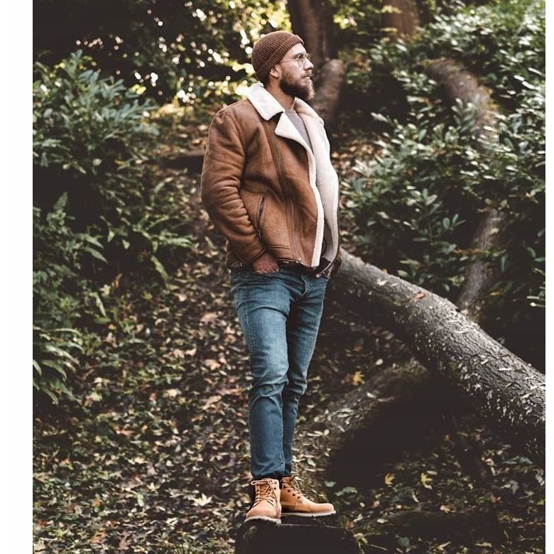 Muške kožne čizme Big Star Camel EE174227 smeđa 2