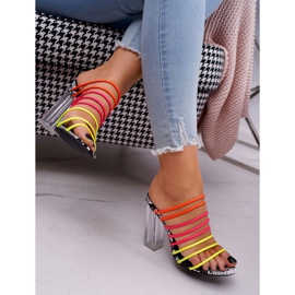 FRGIV Ženske papuče na poštanskom listiću na Multikolor Dubai višebojan 2