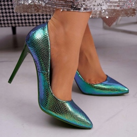 PS1 Ženske štikle Iridescent Blue WildStar plava 2