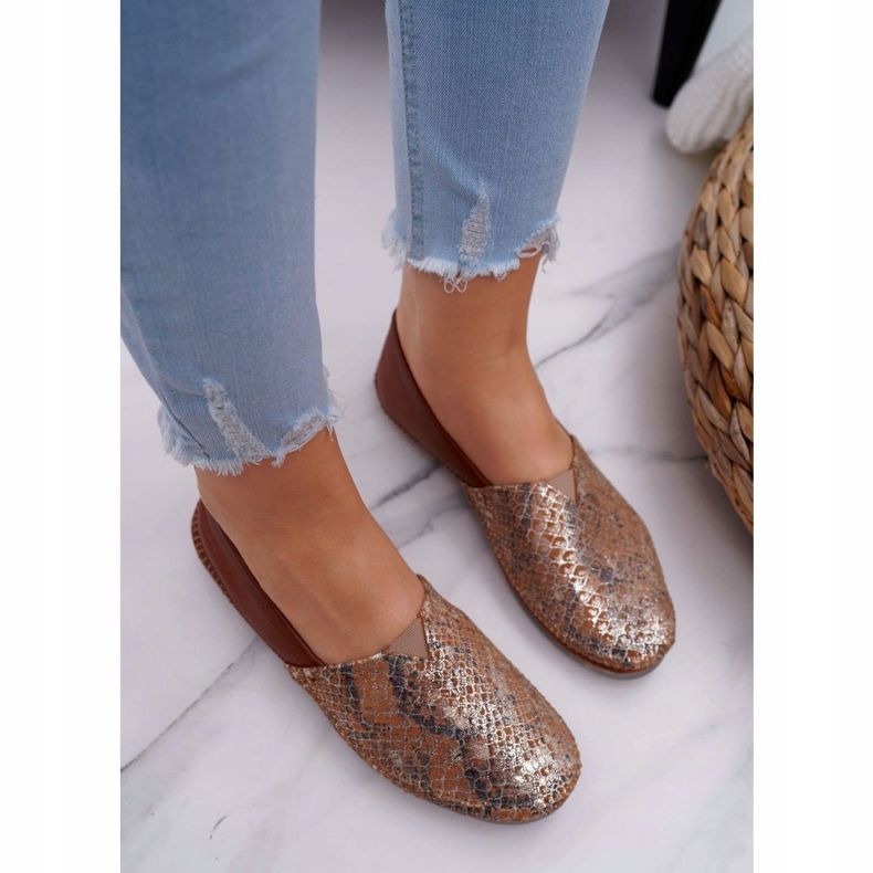 Ženske smeđe balerinke Maciejka 1930A-29 / 00-6 smeđa 2