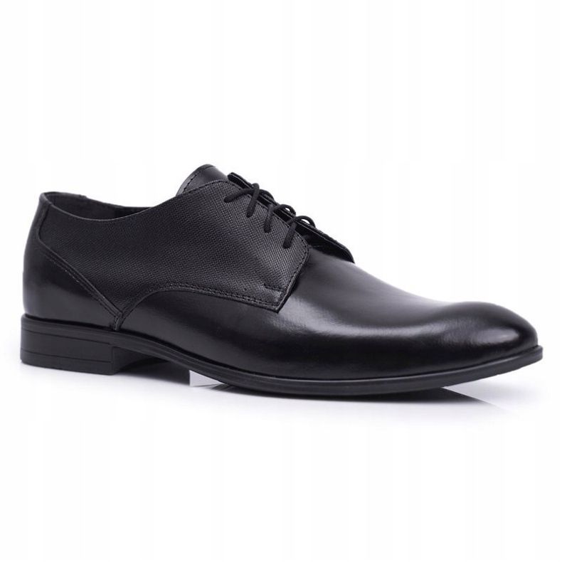 Bednarek Polish Shoes Muške hlače Elegantan Bednarek kožni crni Jantar crno 1