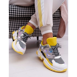 SEA Sportske ženske cipele Šareni umetci žute boje raznobojna 2