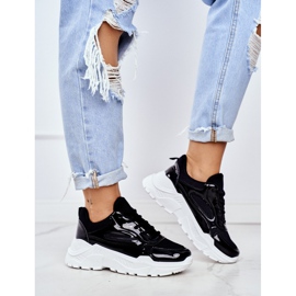 BUGO Ženske sportske cipele lakirane crne Wenson crna 1