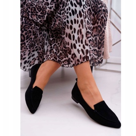 Nicole Ženske natikače Suede Kožne natikače crne Homny crna 2