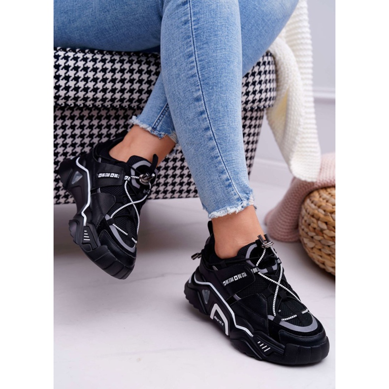 Ženske sportske cipele Big Star by Daniel Lopez Black FF274A541 crno 2