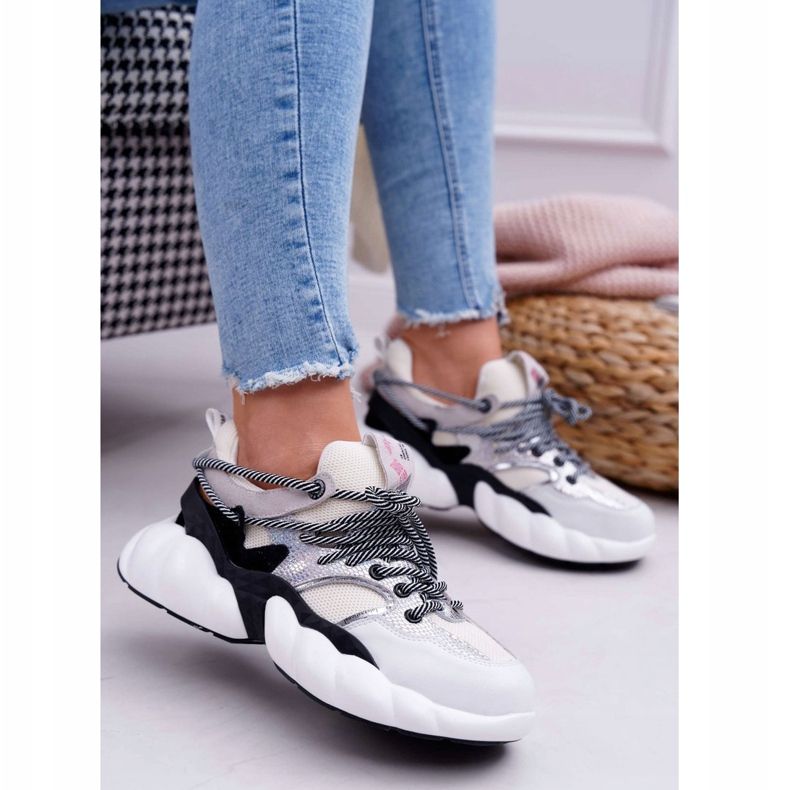 Ženske sportske cipele Big Star by Daniel Lopez White FF274A546 bijela 1