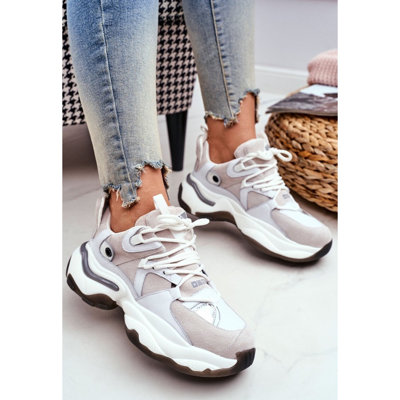 Ženske sportske cipele Big Star by Daniel Lopez White FF274A576 bijela 1