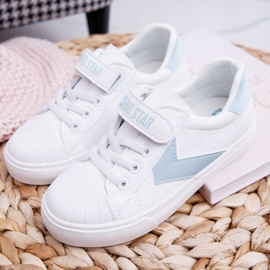 Big Star Dječje tenisice Dječje velike zvijezde s čičak bijelom FF374120 bijela 1