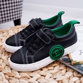 Dječje cipele Tenisice Big Star s čičak crnom FF374087 1