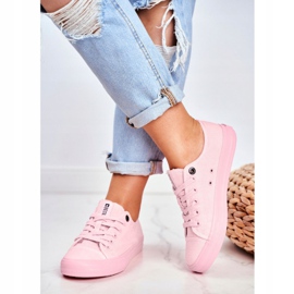 Ženske tenisice Big Star svijetlo roza DD274443 ružičasta 2