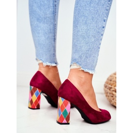 Ženske pumpe Sergio Leone Suede Fuchsia PB135 Budi moja! ružičasta 1