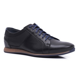 Muške cipele Brogues Casual Nikopol Leather Black 1730 crno 1