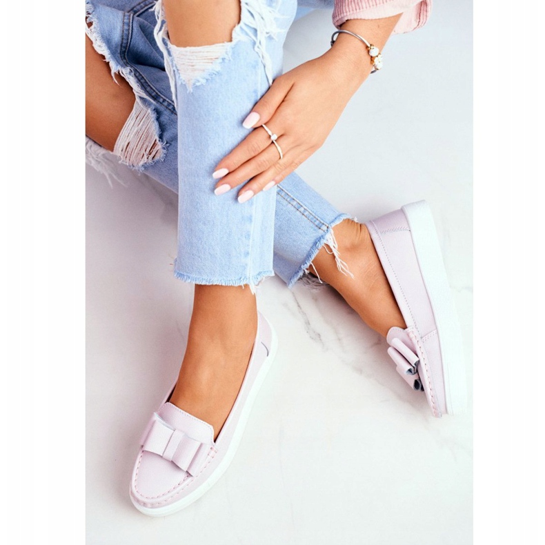 S.Barski Ženske natikače u kožnoj ružičastoj boji Lovren ružičasta 2