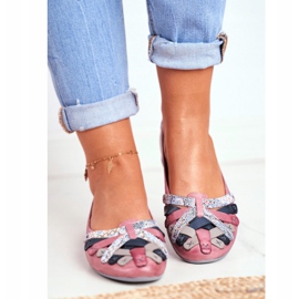 Ženske balerinke Maciejka Leather Pink 01358 ružičasta 2