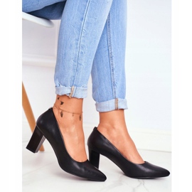 Ženske pumpe Sergio Leone PB403 Black Herline crna 1