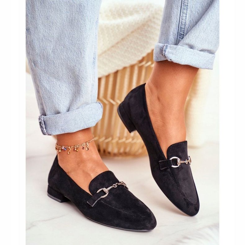 Ženske natikače antilop Sergio Leone MK733 crna Febbi crno 1