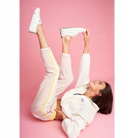 Ženske tenisice Big Star zelene i bijele FF274088 bijela 2