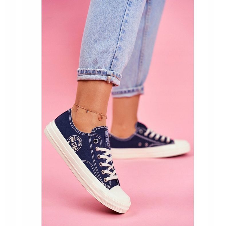 Ženske tenisice Big Star Navy Blue FF274125 mornarsko plava 2