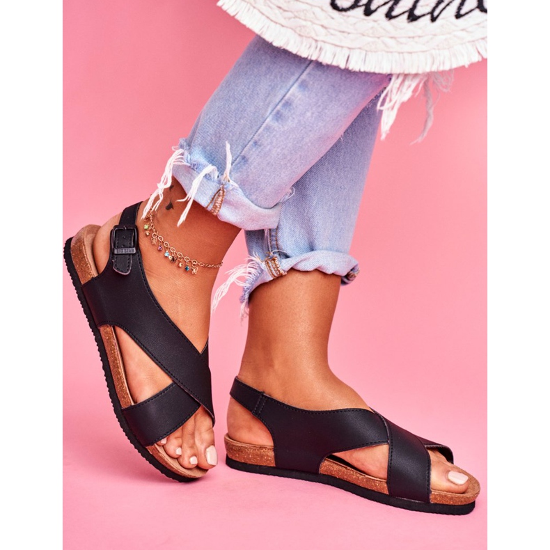 Ženske sandale Big Star Black FF274621 crno 2