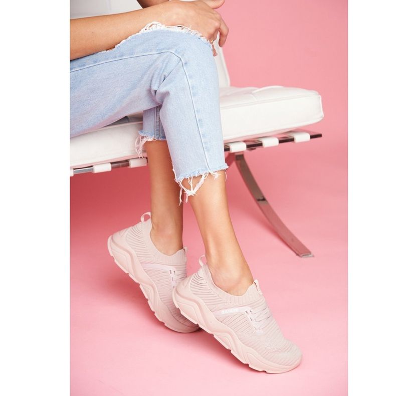 Ženske sportske cipele Big Star svijetlo ružičasta FF274956 1