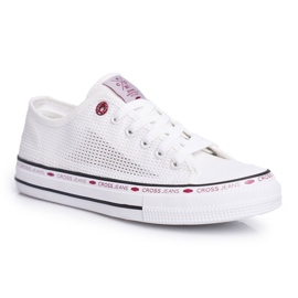 Ženske tenisice Cross Jeans White Mesh FF2R4016C bijela 2