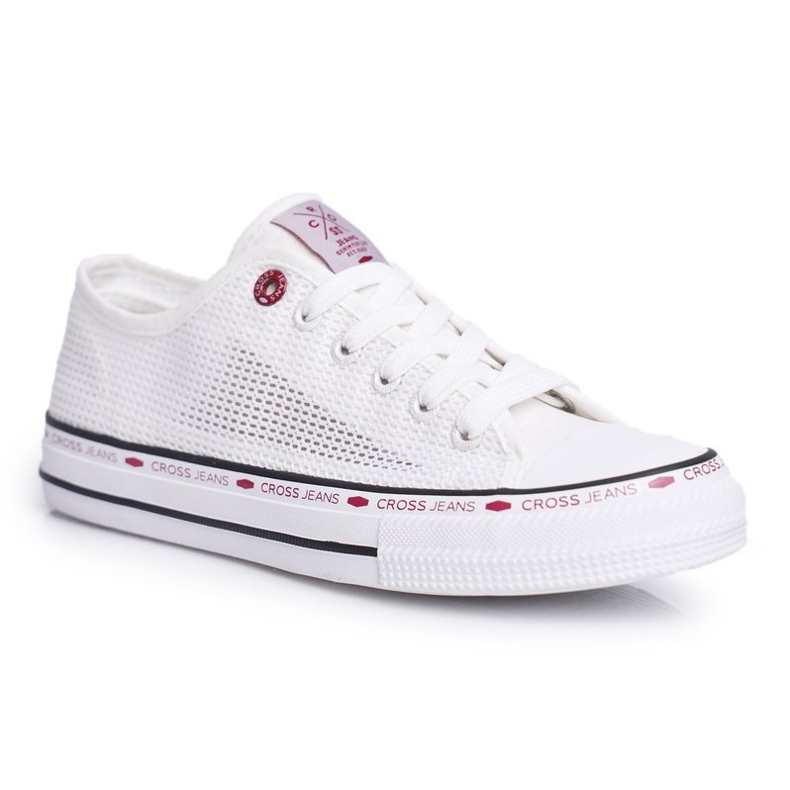 Ženske tenisice Cross Jeans White Mesh FF2R4016C bijela 2