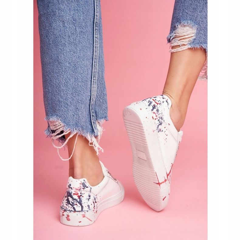 Ženske tenisice Bijela koža GOE FF2N3027 2