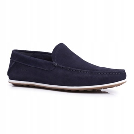 Muške mokasine GOE Navy Blue Nubuck FF1N3059 mornarsko plava 1