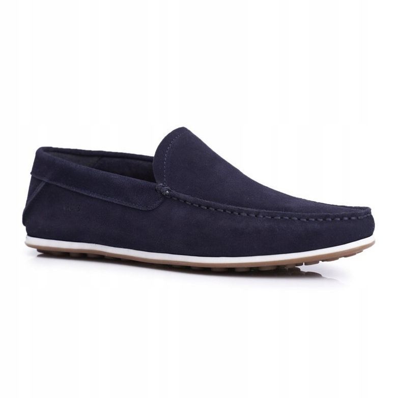 Muške mokasine GOE Navy Blue Nubuck FF1N3059 mornarsko plava 1
