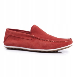Muške mokasine GOE Red Nubuck FF1N3055 crvena 1